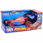 Lean Toys, wyścigówka, pojazd superbohatera zdalnie sterowany, czerwony