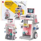 Lean Toys, zestaw lekarza dentysty z akcesoriami, interaktywny, różowy, 26 elementów