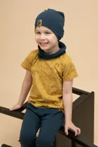 Legginsy chłopięce, żółte, Pinokio