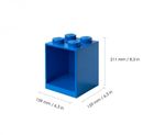 LEGO, Brick 4, półka, niebieska