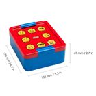 LEGO, lunchbox, niebiesko-czerwony