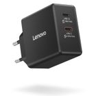 Lenovo, zasilacz, 65W, GaN Dual USB-C, 40AW065BEU