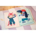 Lilliputiens, Myszka Nina, Przebieranki, miękka książeczka aktywizująca, 9m+