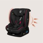 Lionelo, Aart, i-Size, fotelik samochodowy, black carbon red, 40-150 cm