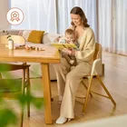 Lionelo, Celia, krzesełko do karmienia, grey wood