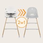 Lionelo, Dalia, krzesełko do karmienia, grey stone natural