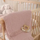 Lionelo, kocyk muślinowy, Dusty Pink, 70-100 cm