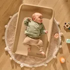 Lionelo, Megs, wielofunkcyjna mata do przewijania, beige sand