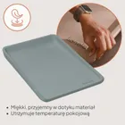 Lionelo, Megs, wielofunkcyjna mata do przewijania, grey dove