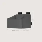 Lionelo, Sidepocket, organizer do łóżeczka, mały, grey