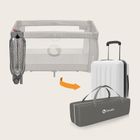 Lionelo, Sven Plus, łóżeczko turystyczne, Grey Scandi