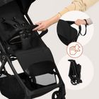 Lionelo, Tansi, wózek spacerowy, black onyx