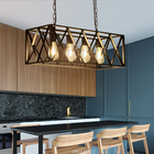 Loft, lampa wisząca industrialna, żyrandol, 4-punkty oświetleniowe