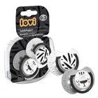 Lovi, Salt&Pepper, smoczek dynamiczny, silikonowy, 0-3m, 2 szt.