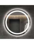 Lustro z oświetleniem LED do zawieszenia, włącznik dotykowy, 80 cm