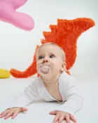 LUU Kids, smoczek pozycjonujący, Velvet Blush, 6m+