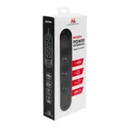 Maclean, listwa zasilająca, 3 gniazda, 3xUSB, 110-240V AC, 50/60HZ, 2.1A MAX 2500W, czarna, 1,5m