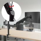 Maclean, uchwyt ns 3 monitory, sprężyna gazowa, 17"-27", 2-8 kg, czarny, MC-137