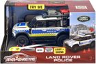 Majorette, Grand Series, Land Rover, policja, pojazd interaktywny, 12,5 cm