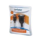 Manhattan, adapter, USB NA RS232/COM/DB9 M