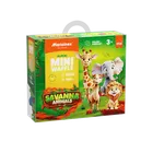 Marioinex, Mini Waffle, Animals Sawanna, klocki konstrukcyjne, 100 elementów