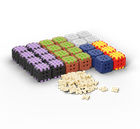 Marioinex, Mini Waffle, Blocks, klocki konstrukcyjne, 206 + 30 elementów gratis