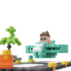 Marioinex, Mini Waffle, City, Pokaz lotniczy, klocki konstrukcyjne, 148 elementów