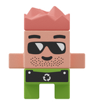 Marioinex, Mini Waffle, City, Śmieciarka, klocki konstrukcyjne, 148 elementów