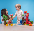 Marioinex, Mini Waffle, Green Blocks, klocki konstrukcyjne, 142 elementy