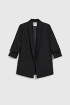 Marynarka damska, czarna, Moodo