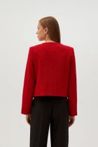 Marynarka damska, czerwona, Moodo