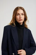 Marynarka damska, granatowa, Moodo