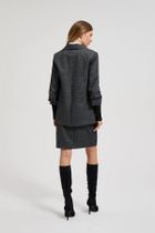 Marynarka damska, szara, Moodo