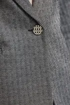 Marynarka damska, szara, Moodo