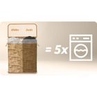 Massido, bambusowy kosz na pranie z pokrywą, 100l