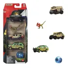 Matchbox, Jurassic World, Samochodziki i dinozaur, 5-pak zabawek, 1 szt.
