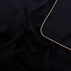 Matex, Gold Line, pościel satynowa, jednobarwna z wypustką, 160-200 cm