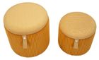 Mauro Ferretti, Bolzano, zestaw puf ze schowkiem, średnica 38 cm, średnica 32 cm