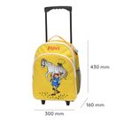 Micki, Pippi, plecak na kółkach, żółty