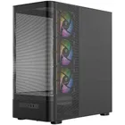 Modecom, Volcano, obudowa komputerowa, AQ400 ARGB MIDI, czarna