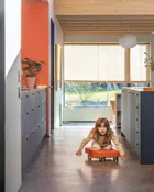 Modu, Block Base, sensoryczny blok piankowy, zestaw uzupełniający do klocków aktywizujących, pomarańczowy