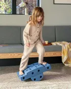 Modu, Curiosity Set, kreatywne klocki rozwijające motorykę dużą, z funkcją jeździka, niebieski