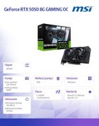 MSI, karta graficzna, RTX 5050 8G GAMING OC
