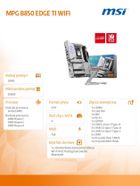 MSI, płyta główna, MPG B850 EDGE TI WIFI AM5 4DDR5 ATX
