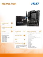 MSI, płyta główna, PRO Z790-P WIFI s1700 4DDR5 HDMI/DP ATX