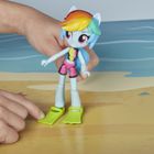My Little Pony, Equestria Girls, Rainbow Dash, Plaża, zestaw z mini lalką