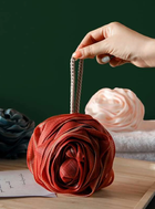 Myjka do kąpieli w kształcie róży, czerwona