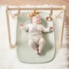 Nattou, Softy, miękka mata do przewijania, green, 50-70 cm + Aquaint, płyn antybakteryjny, 50 ml