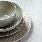 NAVA, talerz ceramiczny, obiadowy głęboki, Soho Classic, szary, 20 cm, 1 l