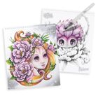 Nebulous Stars, Estrelia, kolorowanka z pisakiem wodnym i kredkami